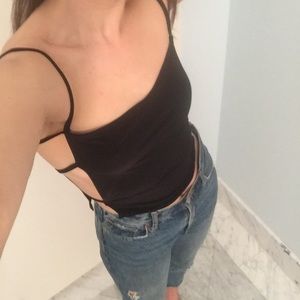 Open-Side Crop Top 💀